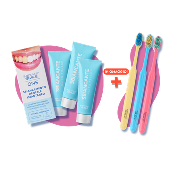 Instant Smile - Bundle 1 - Kit One + 3 Dentifrici Sbiancanti