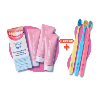 Instant Smile - Bundle 3 - Kit One + 3 Dentifrici Gengive Sane