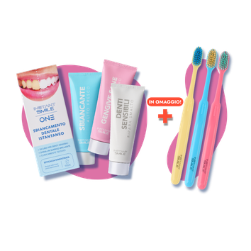 Instant Smile - Bundle 4 - Kit One + 3 Dentifrici Mix