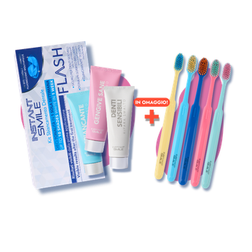 Instant Smile - Bundle 5 - Kit FLASH + 3 Dentifrici Mix