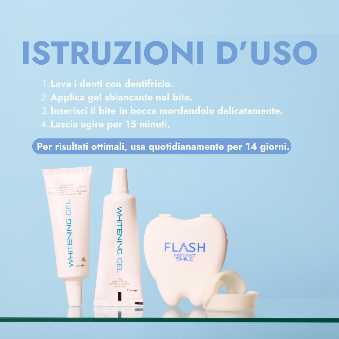Instant Smile Flash - Kit sbiancamento dentale professionale - immagine 4