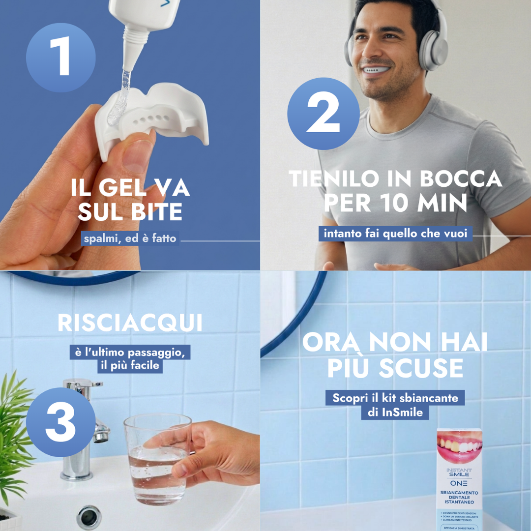 Instant Smile One - Kit sbiancamento dentale istantaneo - immagine 4